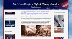 Desktop Screenshot of 911familiesforamerica.org