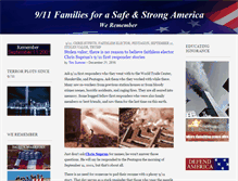 Tablet Screenshot of 911familiesforamerica.org